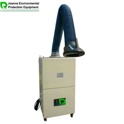 Extractor de fumo de solda industrial de 480 V com fluxo de ar de braço duplo