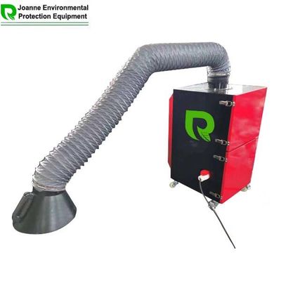 Bom preço. 400 VAC 3 FASE Extractor de fumo de solda industrial Extractor de ar de solda portátil Filtro de camadas múltiplas on-line