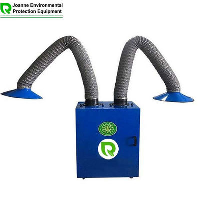 Bom preço. Sistema de extração móvel de soldadura de 3000 m3/h / recolha de fumo de soldadura com braço duplo para 2 cabines de soldadura on-line