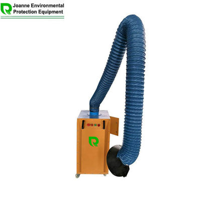Bom preço. Extractor de fumaça móvel de alta pressão negativa, sistema de extracção de fumaça portátil com braço duplo. on-line