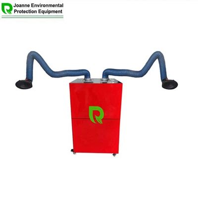 Bom preço. Extrator de fumaça de soldagem portátil anti-corrosão, unidade móvel de extracção de fumaça com braço duplo on-line
