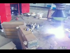 Oficina de extração de fumaça de soldadura antiincêndio Sistema de extração de fumaça de 3 kW com braço de inalação flexível